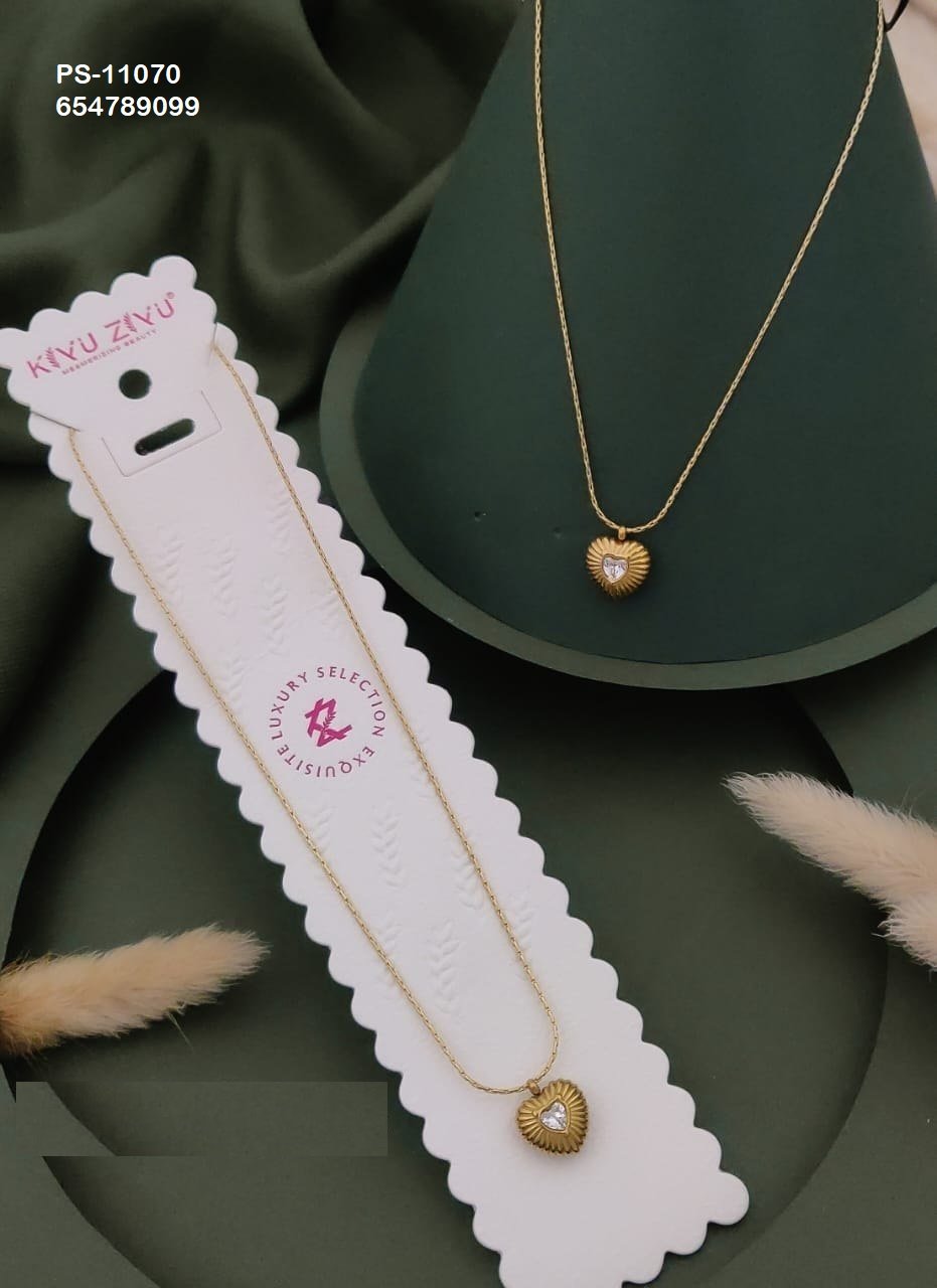 ps 11070 1.jpg PS-11070 Anti-Tarnish Stainless Steel Necklace from Kiyu Ziyu by Zyra Creation