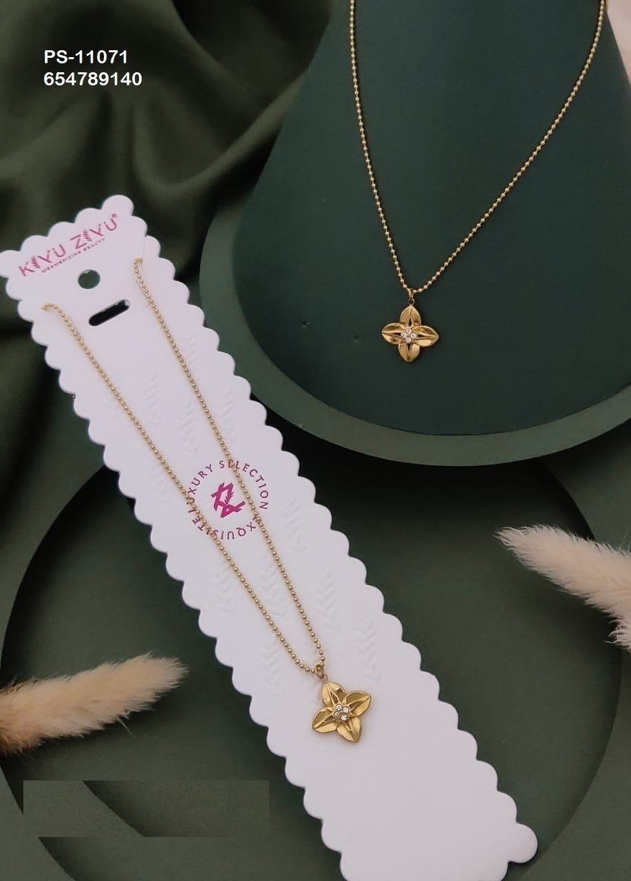 ps 11071 1.jpg PS-11071 Anti-Tarnish Stainless Steel Necklace from Kiyu Ziyu by Zyra Creation