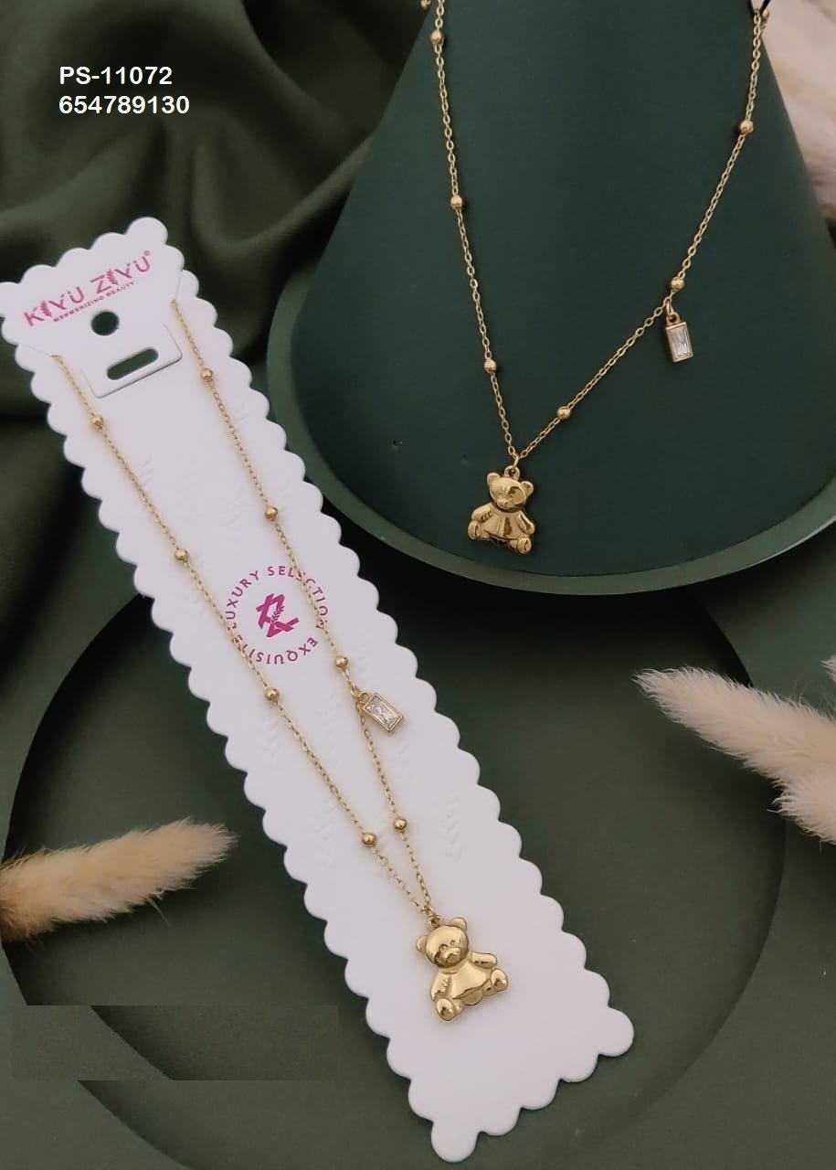 ps 11072 1.jpg PS-11072 Anti-Tarnish Stainless Steel Necklace from Kiyu Ziyu by Zyra Creation