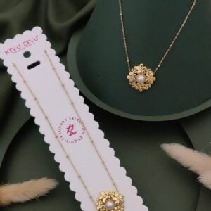 PS-11074 Anti-Tarnish Stainless Steel Necklace from Kiyu Ziyu by Zyra Creation