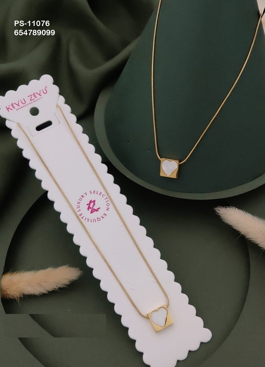 ps 11076.jpg PS-11076 Anti-Tarnish Stainless Steel Necklace from Kiyu Ziyu by Zyra Creation