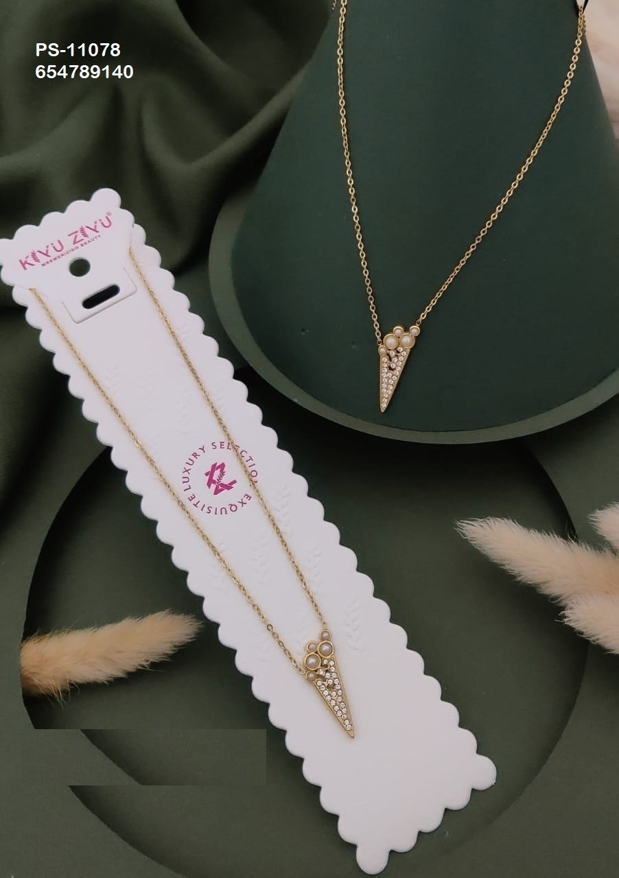 ps 11078.jpg PS-11078 Anti-Tarnish Stainless Steel Necklace from Kiyu Ziyu by Zyra Creation