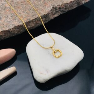 PS-11079 Anti-Tarnish Stainless Steel Necklace Under 99 from Kiyu Ziyu by Zyra Creation