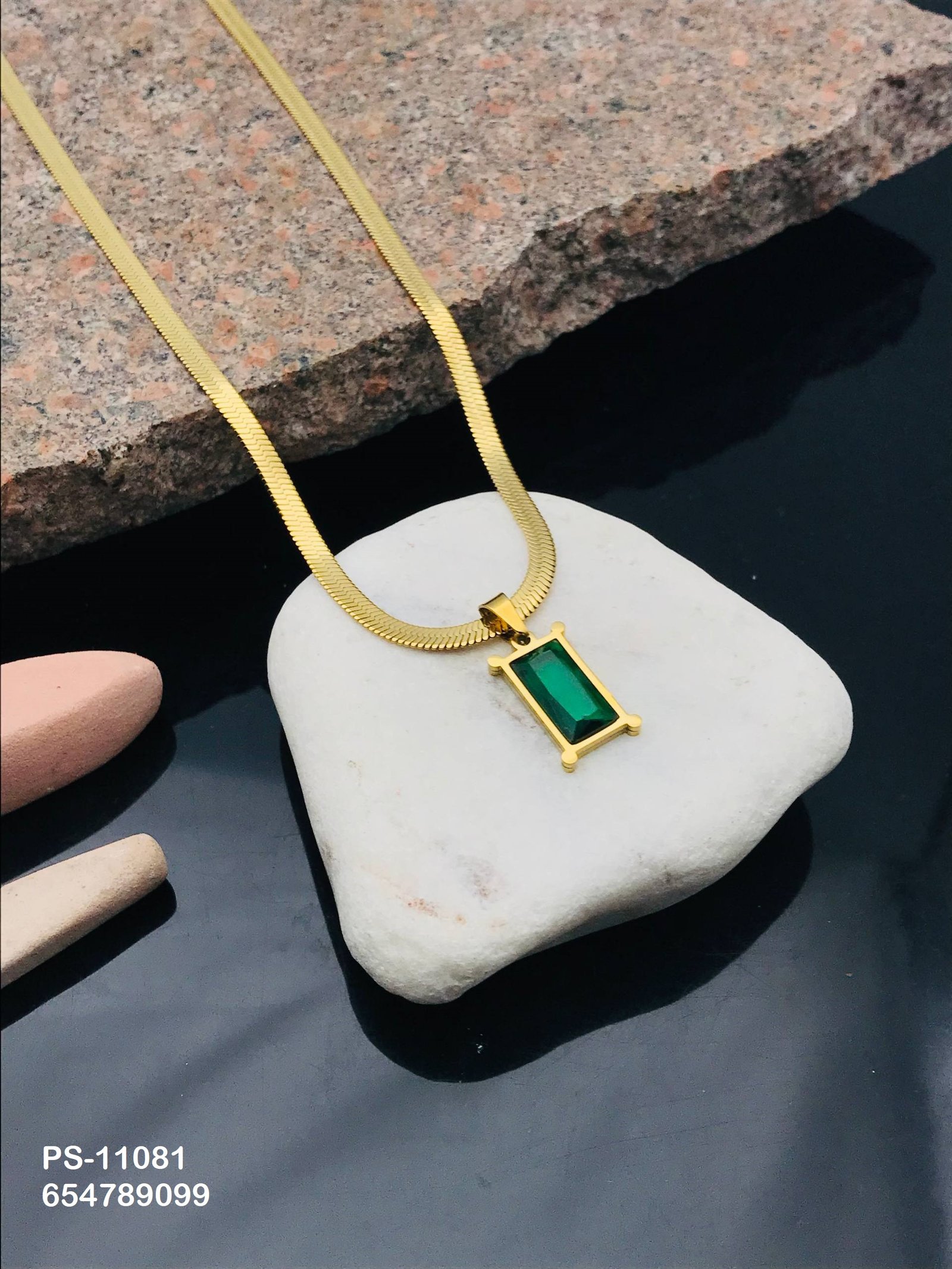 ps 11081.jpg PS-11081 Anti-Tarnish Stainless Steel Necklace Under 99 from Kiyu Ziyu by Zyra Creation