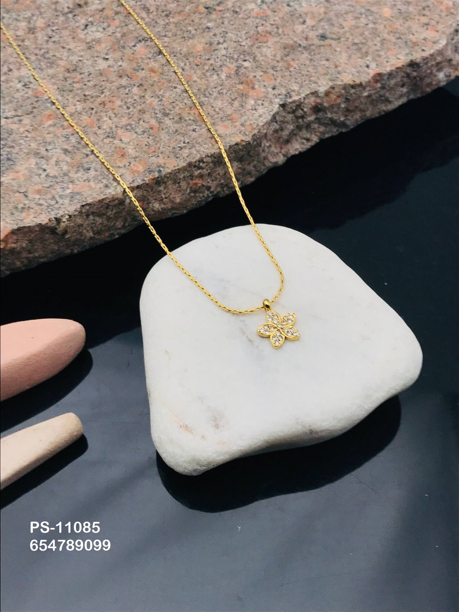 ps 11085.jpg PS-11085 Anti-Tarnish Stainless Steel Necklace Under 99 from Kiyu Ziyu by Zyra Creation