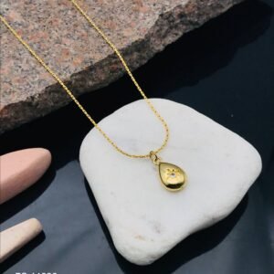 PS-11093 Anti-Tarnish Stainless Steel Necklace Under 99 from Kiyu Ziyu by Zyra Creation