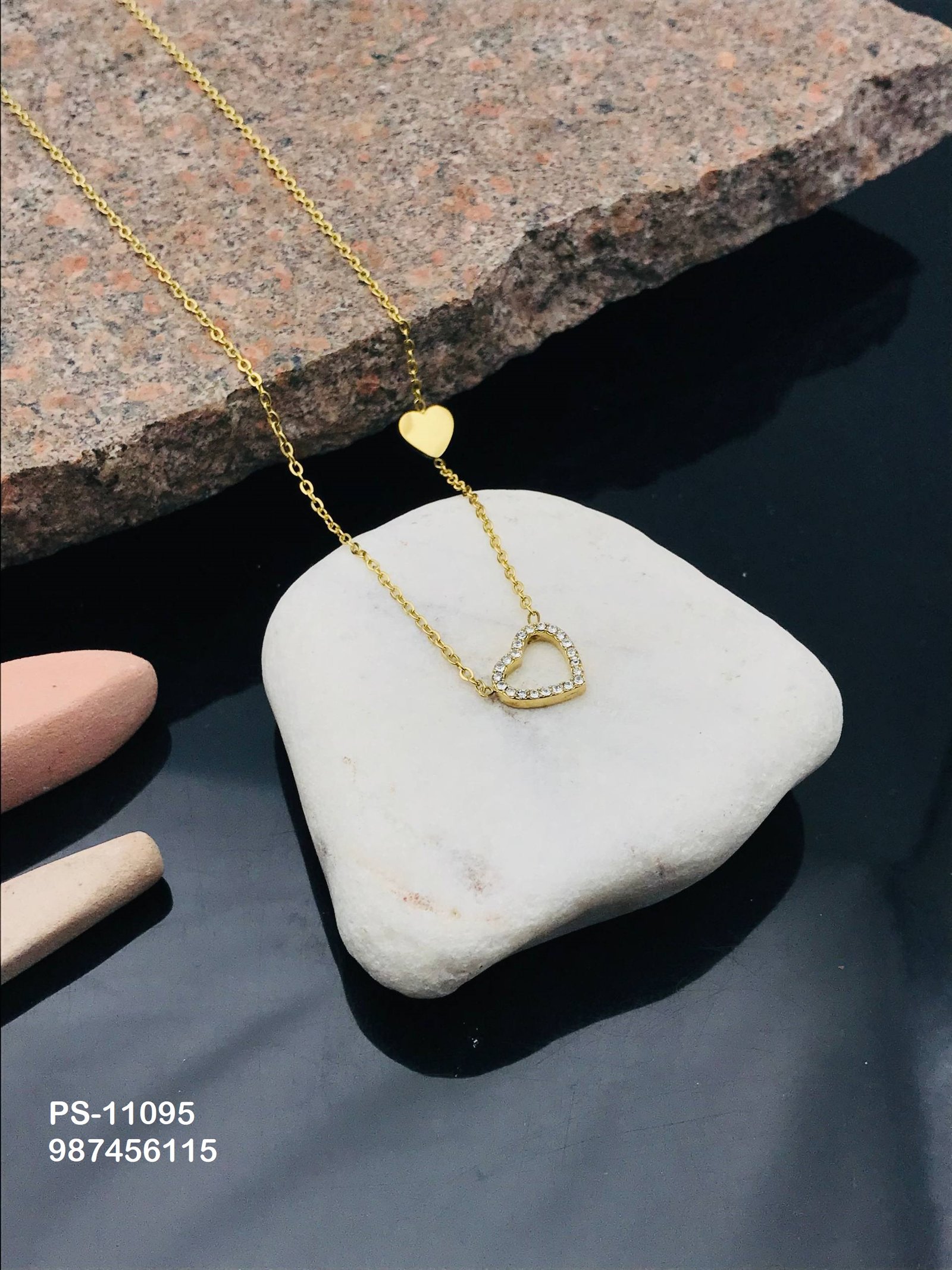 ps 11095.jpg PS-11095 Anti-Tarnish Stainless Steel Necklace from Kiyu Ziyu by Zyra Creation
