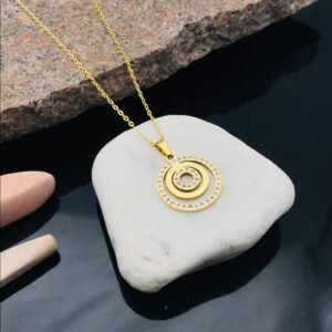 PS-11096 Anti-Tarnish Stainless Steel Necklace from Kiyu Ziyu by Zyra Creation