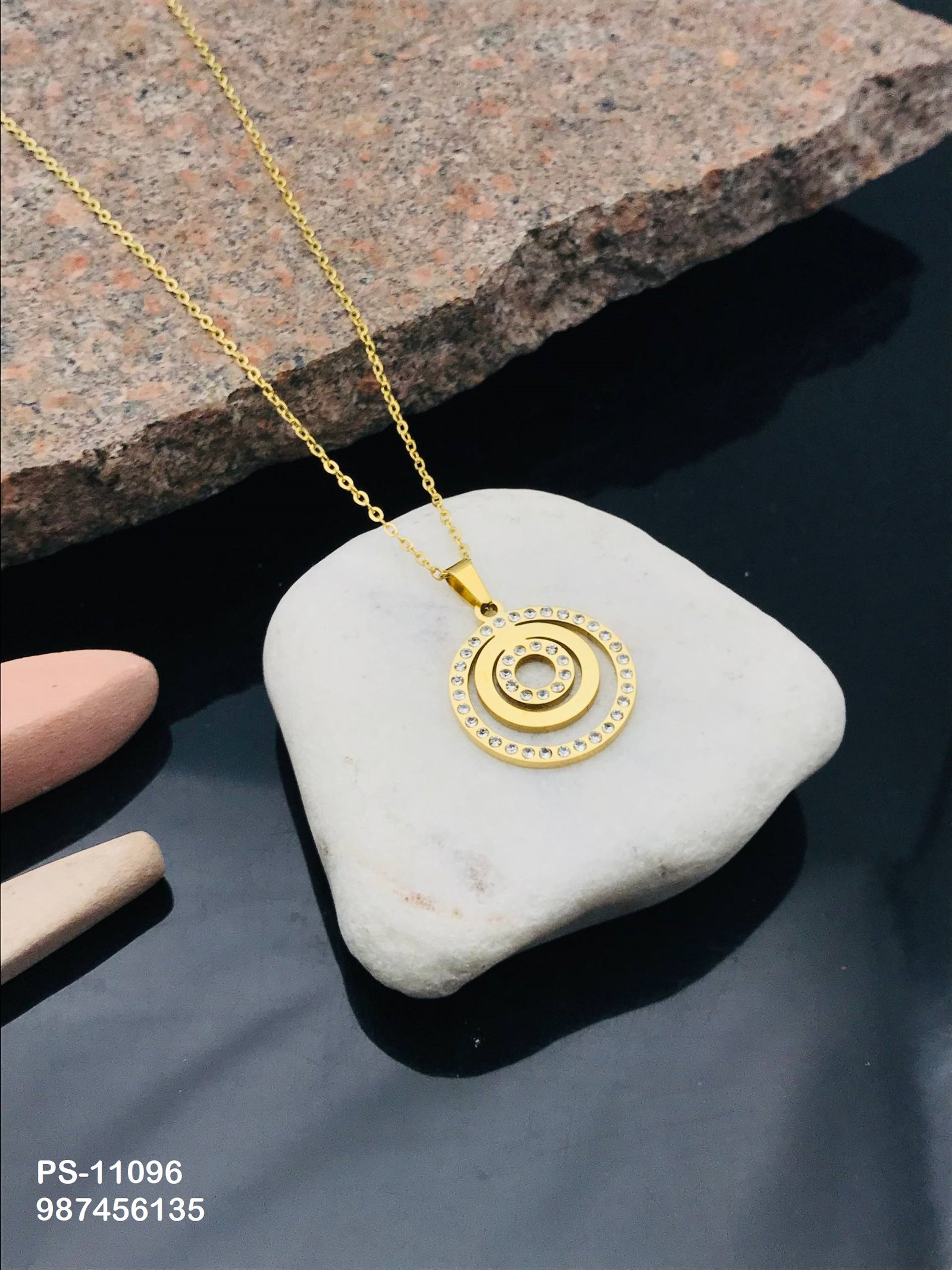ps 11096.jpg PS-11096 Anti-Tarnish Stainless Steel Necklace from Kiyu Ziyu by Zyra Creation
