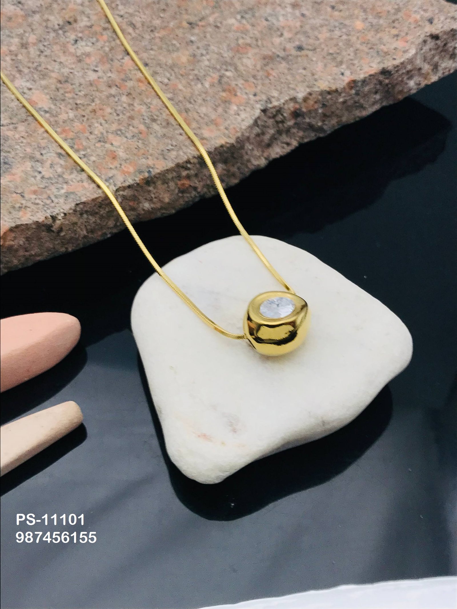 ps 11101.jpg PS-11101 Anti-Tarnish Stainless Steel Necklace from Kiyu Ziyu by Zyra Creation