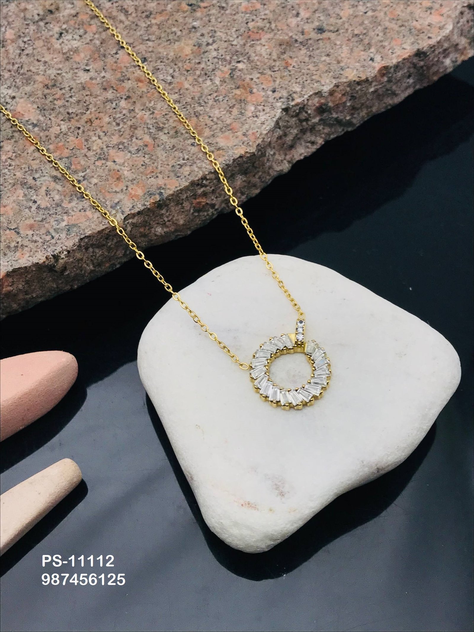 ps 11112.jpg PS-11112 Anti-Tarnish Stainless Steel Necklace from Kiyu Ziyu by Zyra Creation