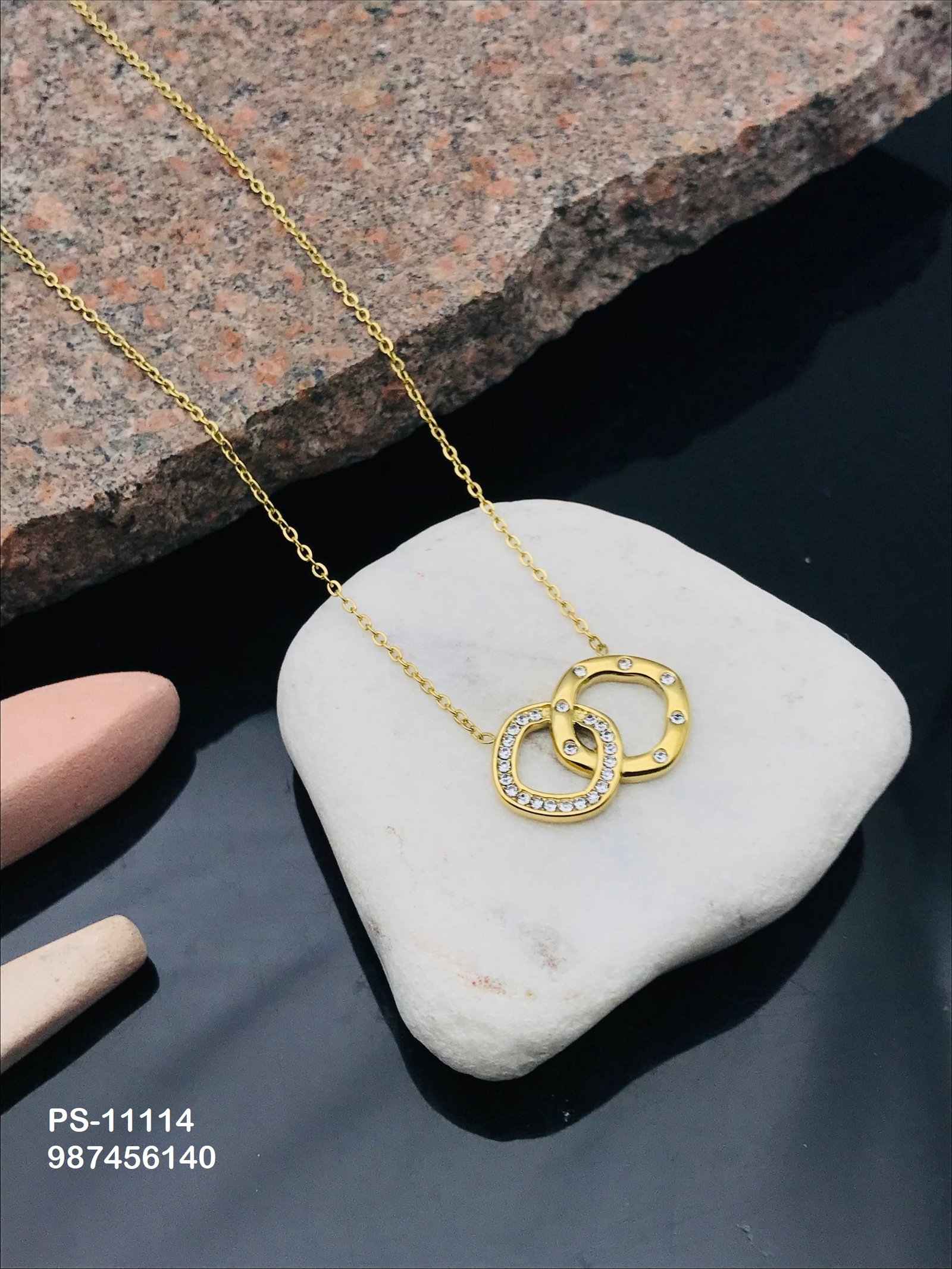 ps 11114.jpg PS-11114 Anti-Tarnish Stainless Steel Necklace from Kiyu Ziyu by Zyra Creation