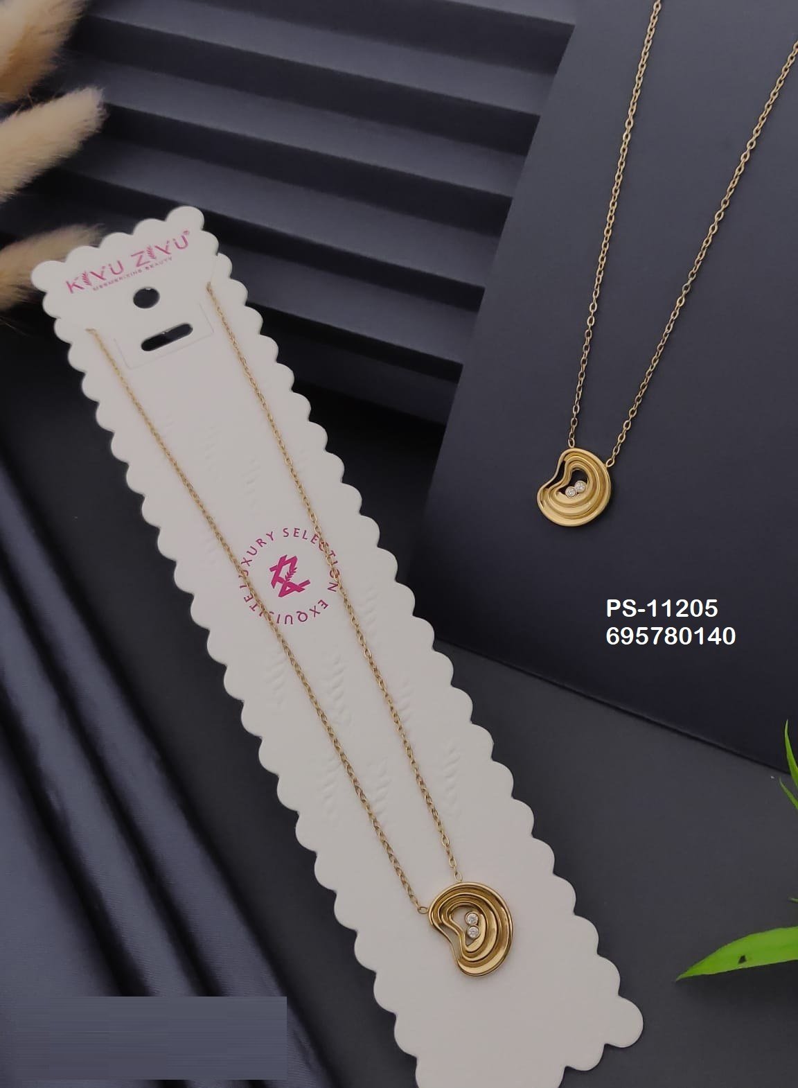 ps 11205.jpg PS-11205 Anti-Tarnish Stainless Steel Necklace from Kiyu Ziyu by Zyra Creation