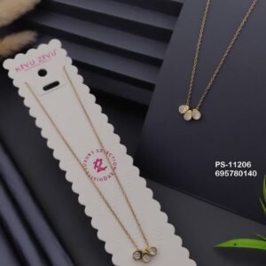 PS-11206 Anti-Tarnish Stainless Steel Necklace from Kiyu Ziyu by Zyra Creation