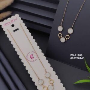 PS-11209 Anti-Tarnish Stainless Steel Necklace from Kiyu Ziyu by Zyra Creation