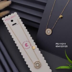 PS-11211 Anti-Tarnish Stainless Steel Necklace from Kiyu Ziyu by Zyra Creation