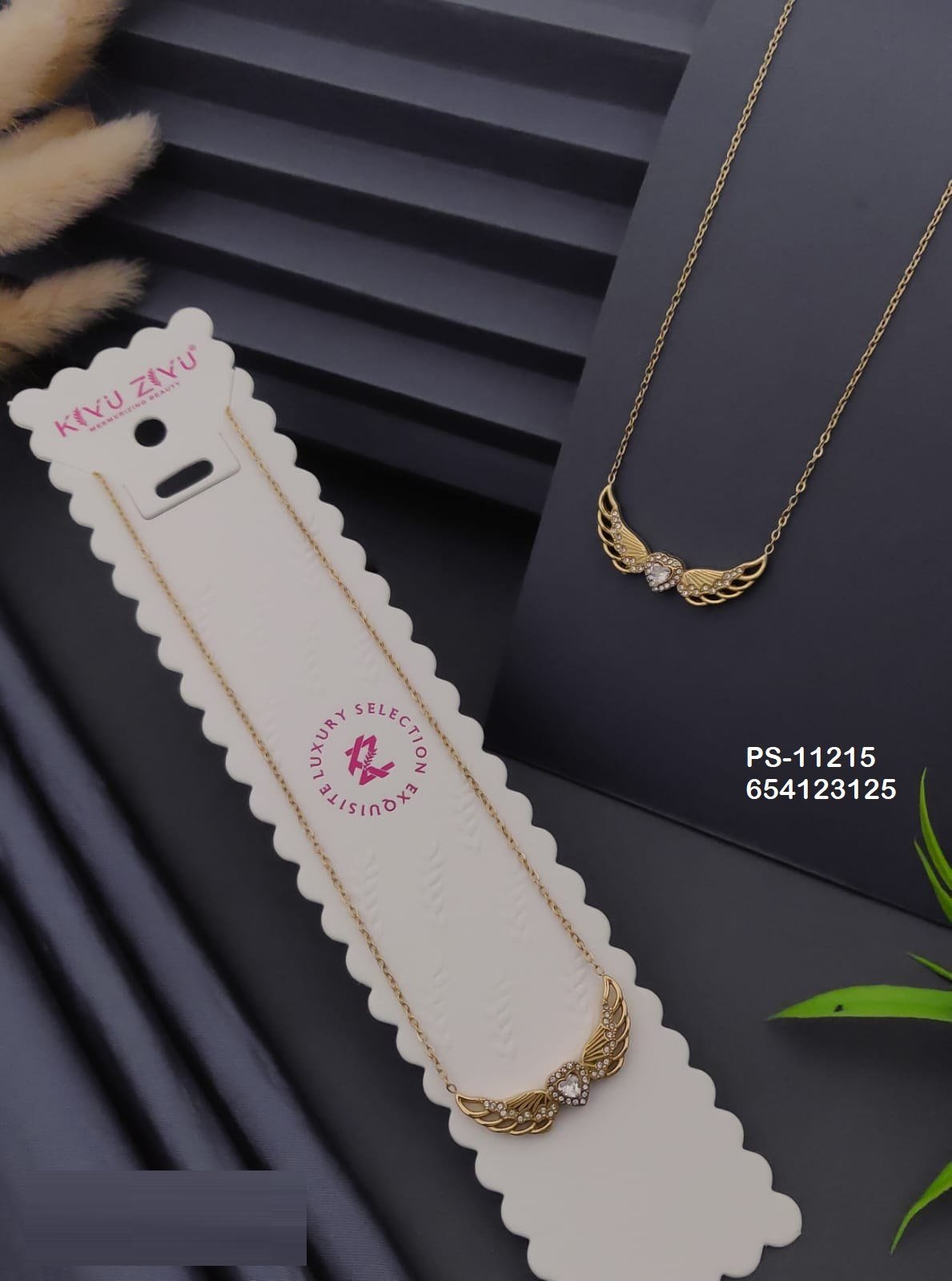 ps 11215.jpg PS-11215 Anti-Tarnish Stainless Steel Necklace from Kiyu Ziyu by Zyra Creation