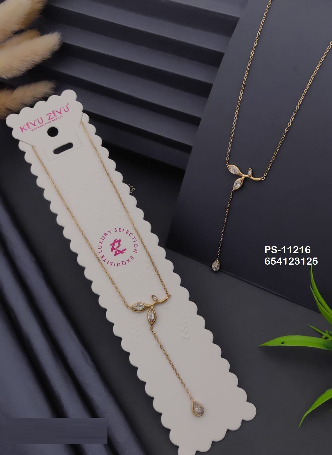 ps 11216.jpg PS-11216 Anti-Tarnish Stainless Steel Necklace from Kiyu Ziyu by Zyra Creation
