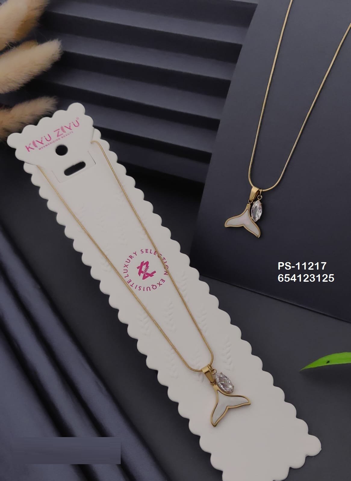 ps 11217.jpg PS-11217 Anti-Tarnish Stainless Steel Necklace from Kiyu Ziyu by Zyra Creation