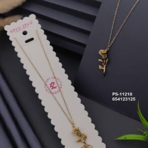 PS-11218 Anti-Tarnish Stainless Steel Necklace from Kiyu Ziyu by Zyra Creation