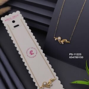 PS-11223 Anti-Tarnish Stainless Steel Necklace from Kiyu Ziyu by Zyra Creation