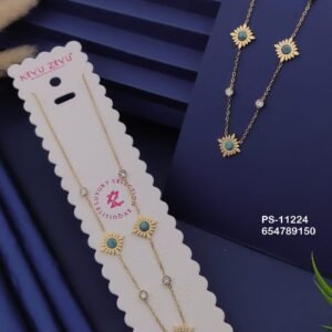 PS-11224 Anti-Tarnish Stainless Steel Necklace from Kiyu Ziyu by Zyra Creation
