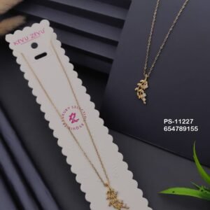 PS-11227 Anti-Tarnish Stainless Steel Necklace from Kiyu Ziyu by Zyra Creation