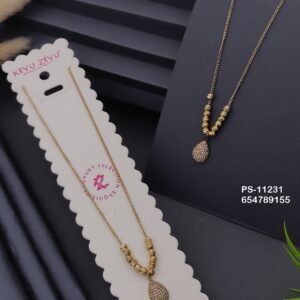 PS-11231 Anti-Tarnish Stainless Steel Necklace from Kiyu Ziyu by Zyra Creation