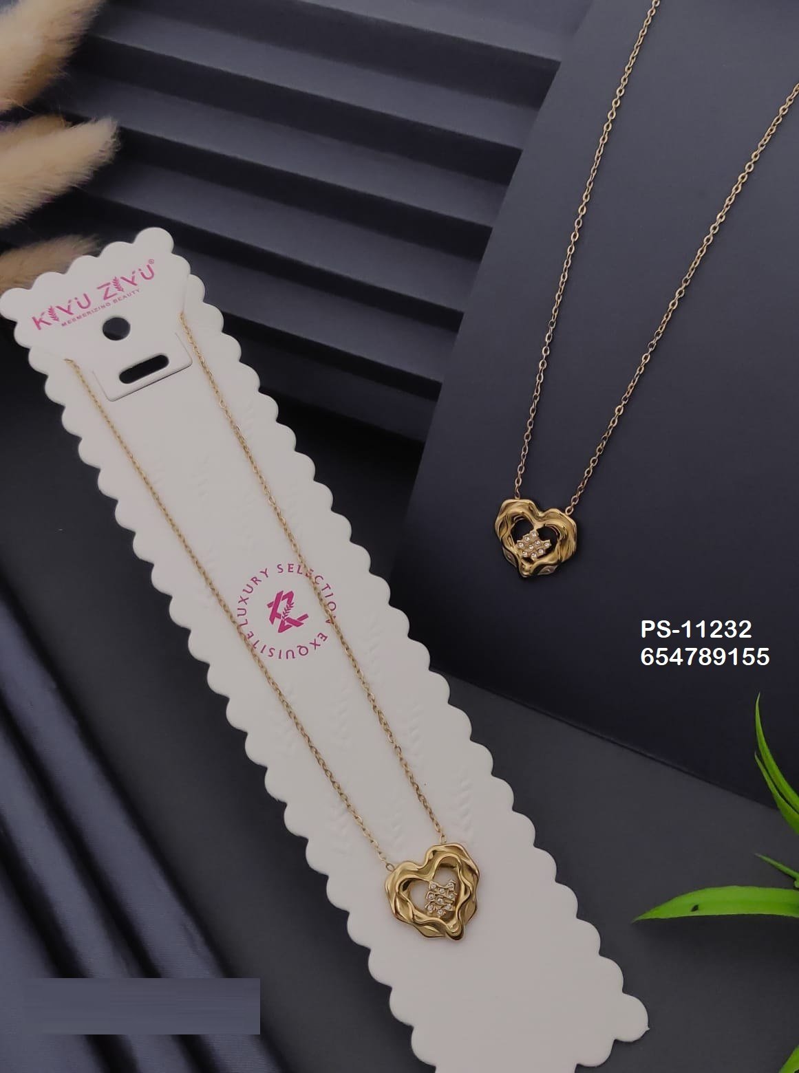 ps 11232.jpg PS-11232 Anti-Tarnish Stainless Steel Necklace from Kiyu Ziyu by Zyra Creation