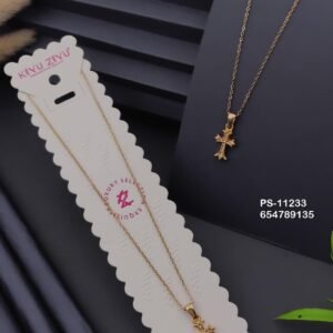 PS-11233 Anti-Tarnish Stainless Steel Necklace from Kiyu Ziyu by Zyra Creation