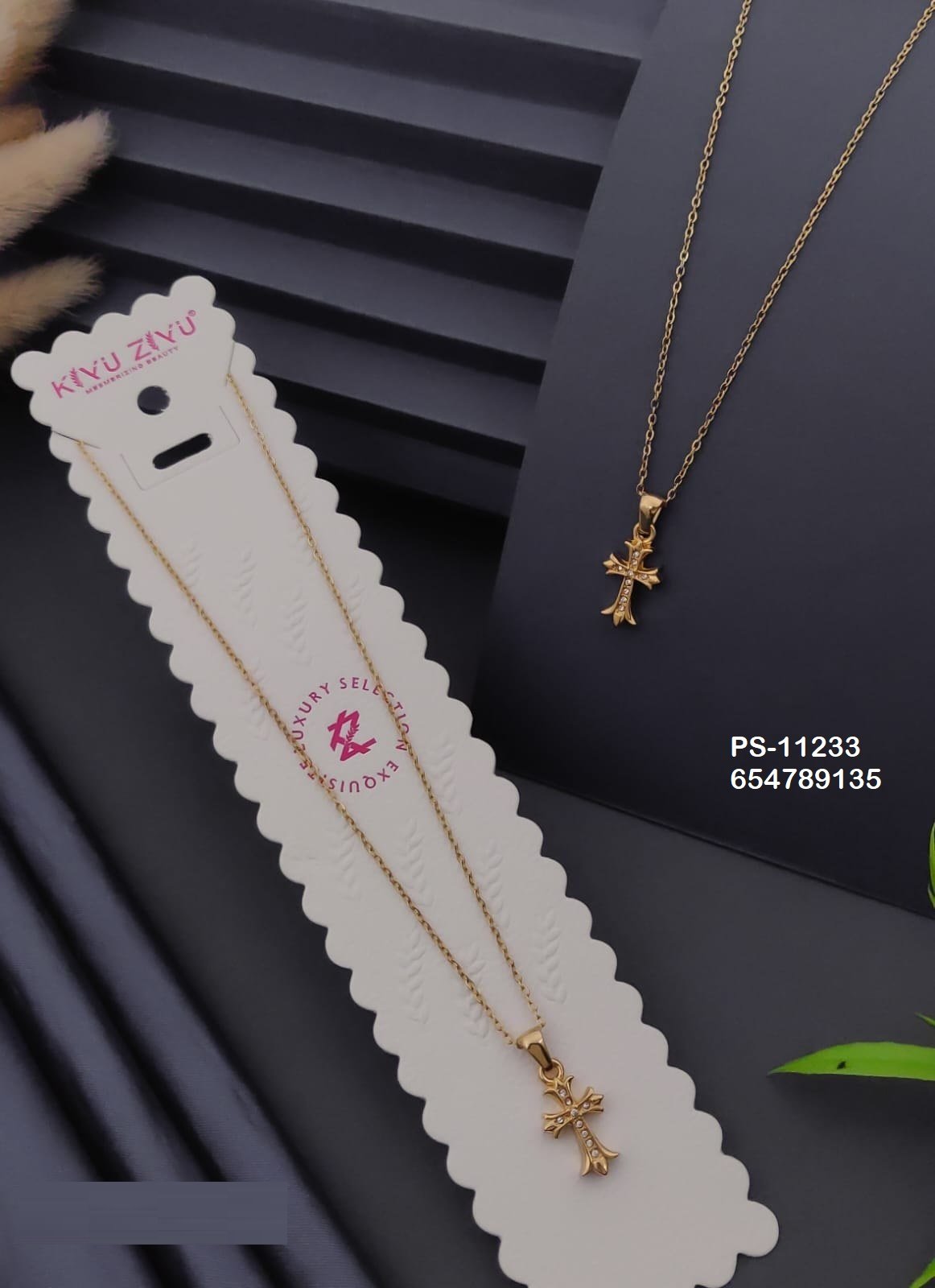 ps 11233.jpg PS-11233 Anti-Tarnish Stainless Steel Necklace from Kiyu Ziyu by Zyra Creation