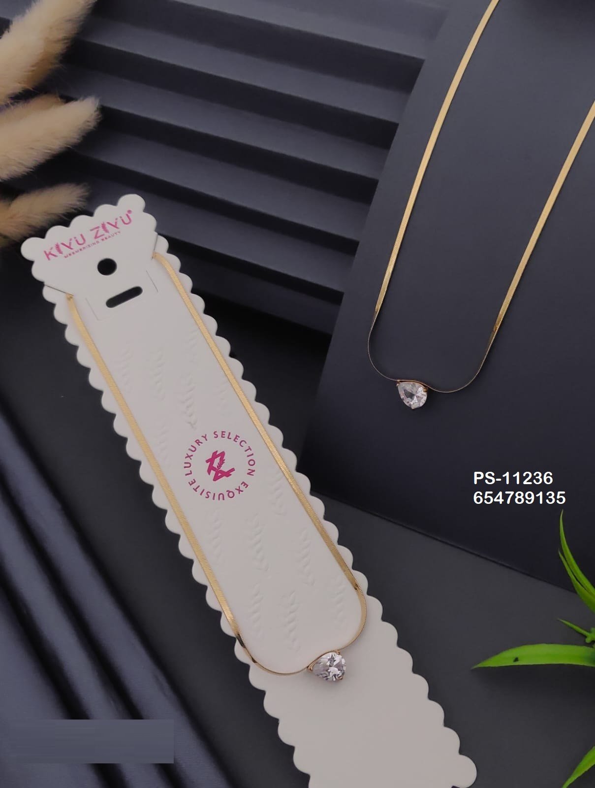 ps 11236.jpg PS-11236 Anti-Tarnish Stainless Steel Necklace from Kiyu Ziyu by Zyra Creation