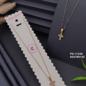 PS-11238 Anti-Tarnish Stainless Steel Necklace from Kiyu Ziyu by Zyra Creation