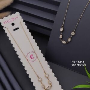 PS-11243 Anti-Tarnish Stainless Steel Necklace from Kiyu Ziyu by Zyra Creation