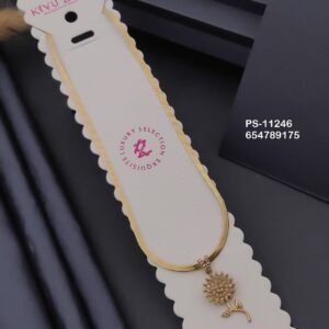 PS-11246 Anti-Tarnish Stainless Steel Necklace from Kiyu Ziyu by Zyra Creation