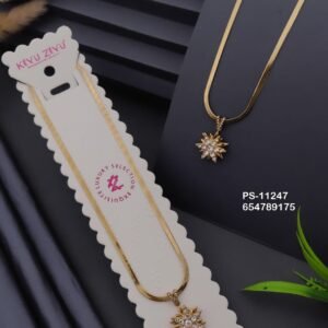 PS-11247 Anti-Tarnish Stainless Steel Necklace from Kiyu Ziyu by Zyra Creation