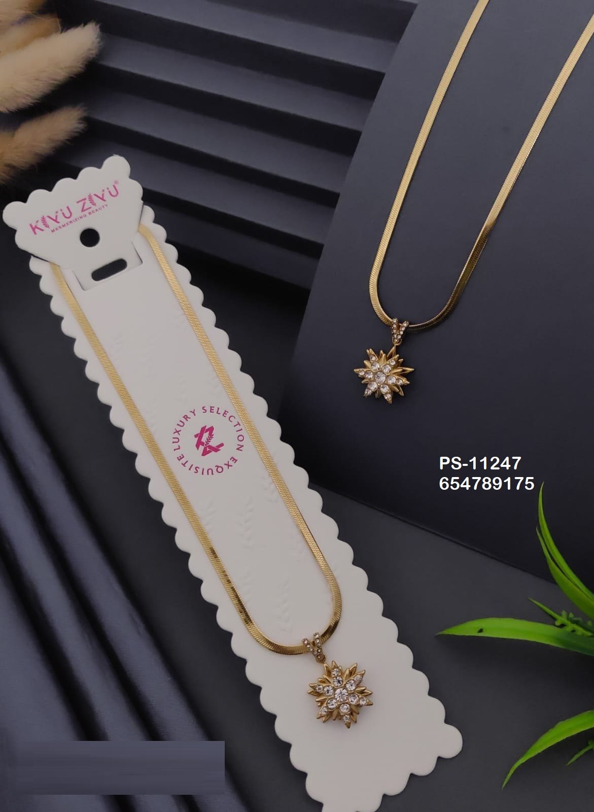ps 11247.jpg PS-11247 Anti-Tarnish Stainless Steel Necklace from Kiyu Ziyu by Zyra Creation