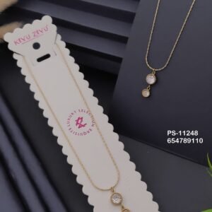 PS-11248 Anti-Tarnish Stainless Steel Necklace from Kiyu Ziyu by Zyra Creation