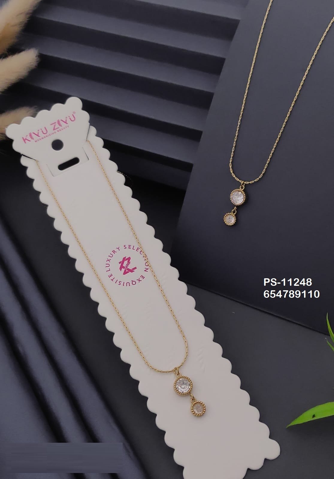 ps 11248.jpg PS-11248 Anti-Tarnish Stainless Steel Necklace from Kiyu Ziyu by Zyra Creation