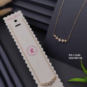 PS-11249 Anti-Tarnish Stainless Steel Necklace from Kiyu Ziyu by Zyra Creation