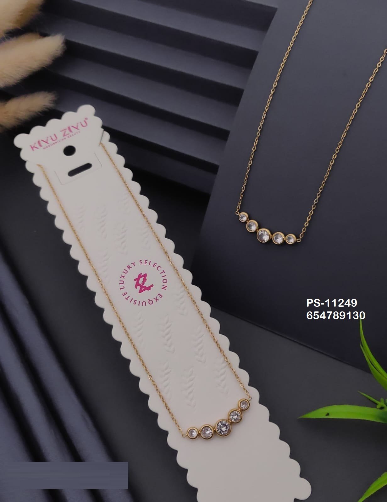 ps 11249.jpg PS-11249 Anti-Tarnish Stainless Steel Necklace from Kiyu Ziyu by Zyra Creation