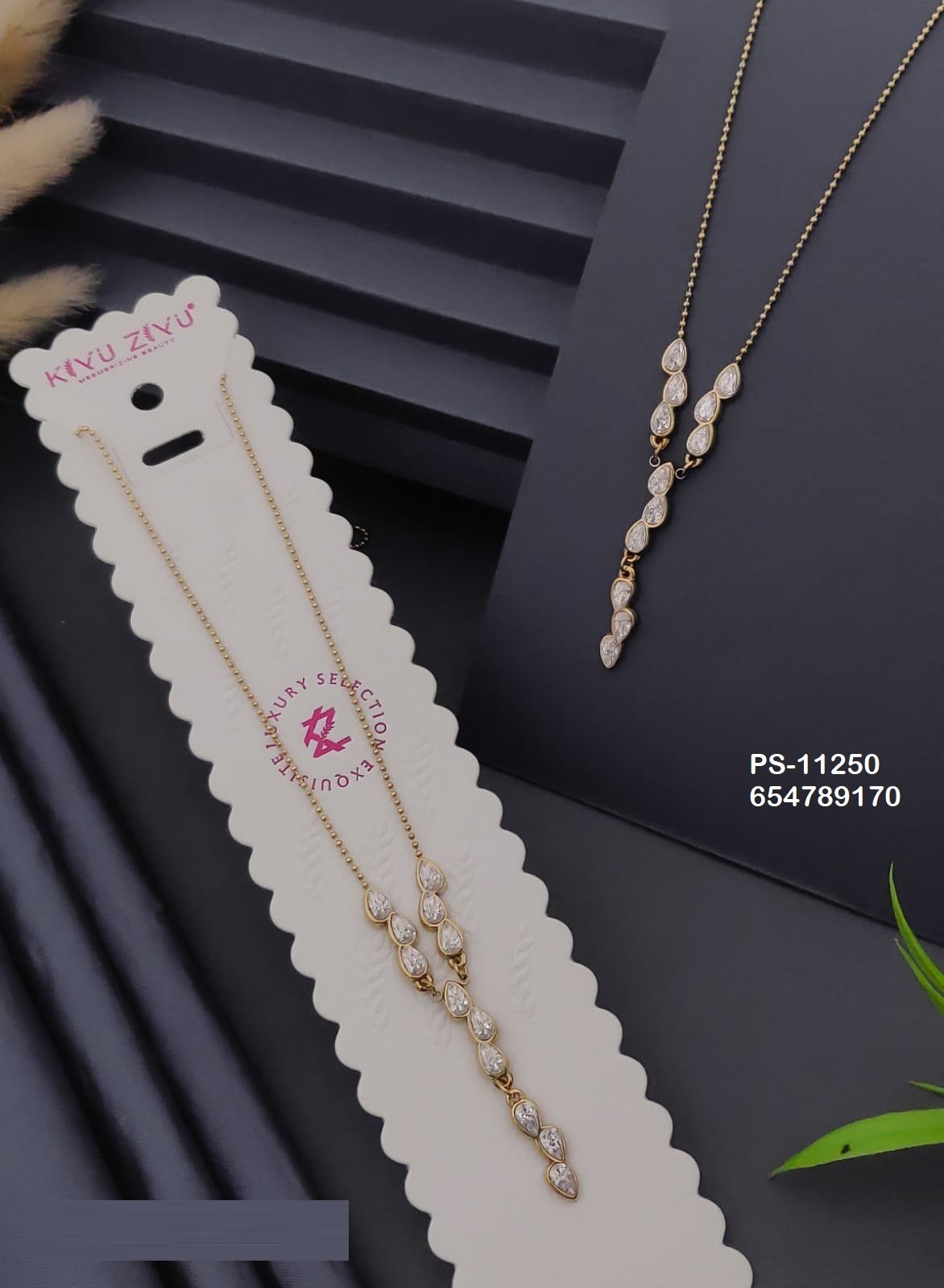 ps 11250.jpg PS-11250 Anti-Tarnish Stainless Steel Necklace from Kiyu Ziyu by Zyra Creation