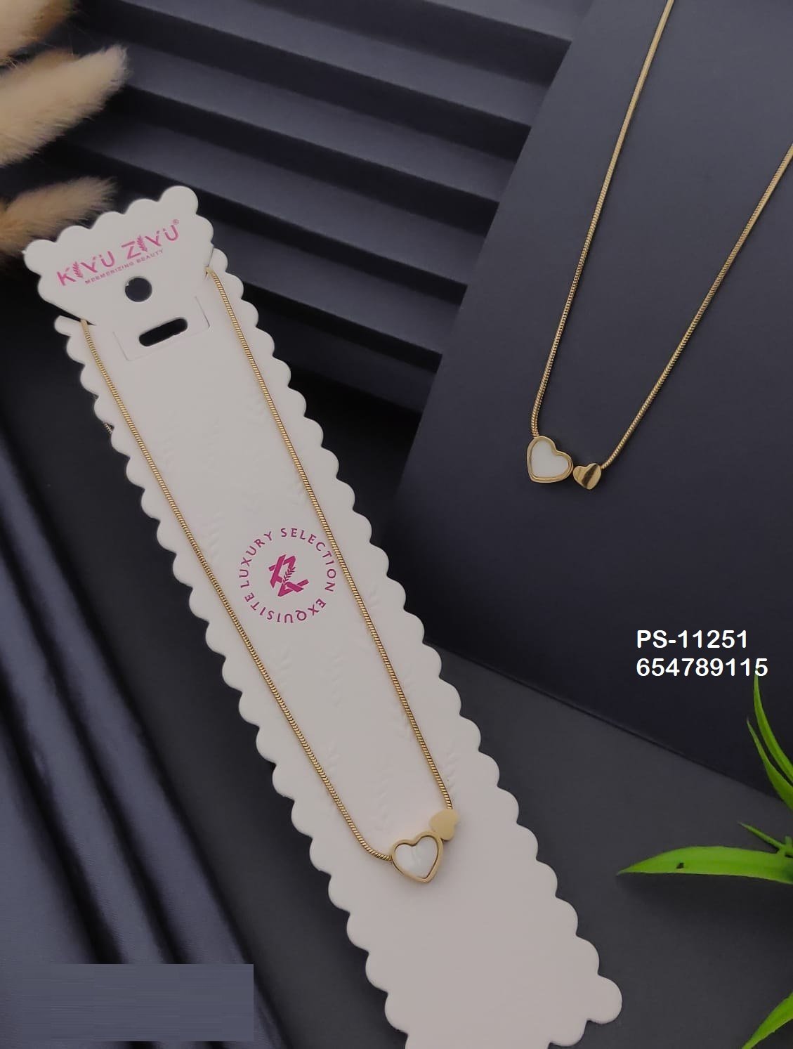 ps 11251.jpg PS-11251 Anti-Tarnish Stainless Steel Necklace from Kiyu Ziyu by Zyra Creation