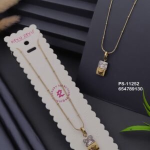 PS-11252 Anti-Tarnish Stainless Steel Necklace from Kiyu Ziyu by Zyra Creation