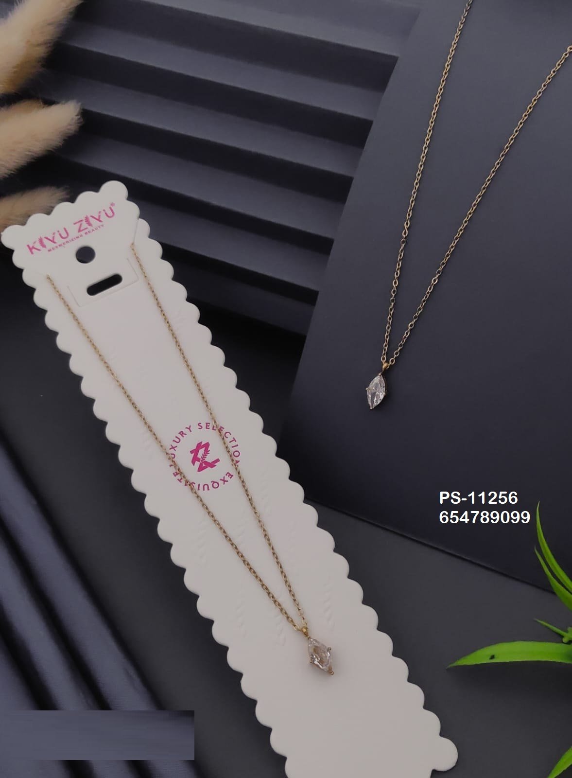 ps 11256.jpg PS-11256 Anti-Tarnish Stainless Steel Necklace from Kiyu Ziyu by Zyra Creation