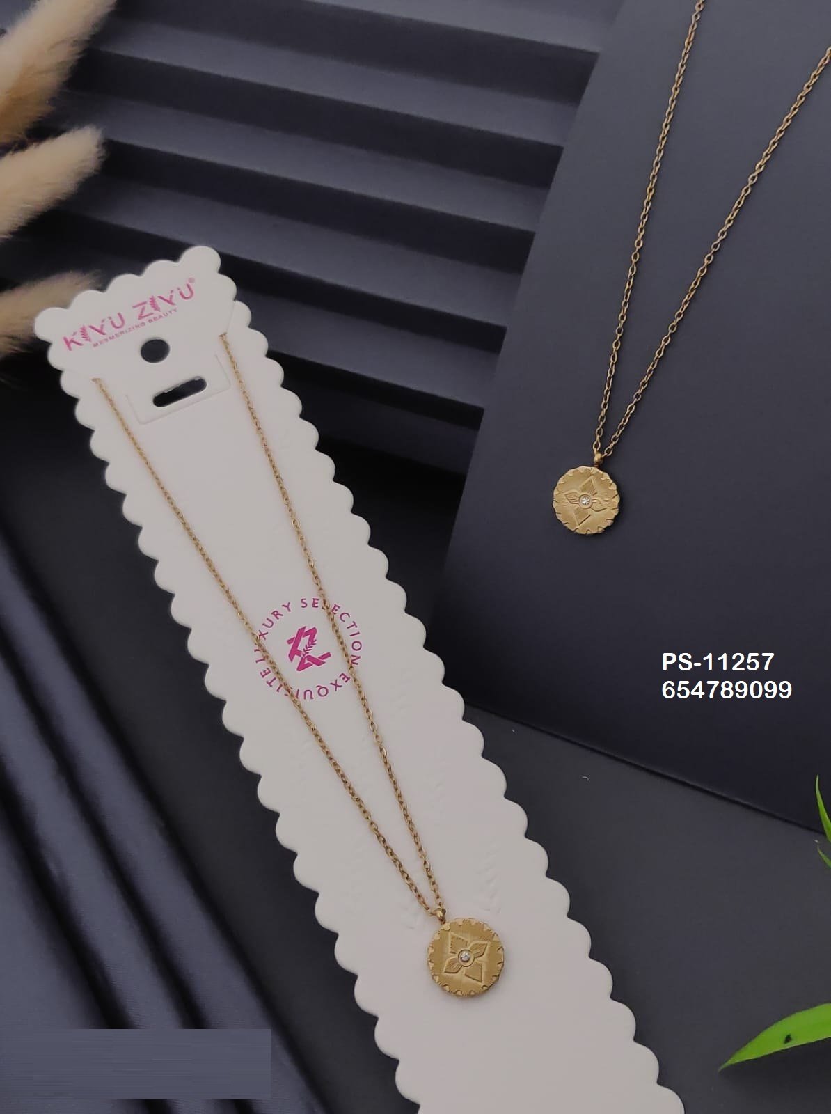 ps 11257.jpg PS-11257 Anti-Tarnish Stainless Steel Necklace from Kiyu Ziyu by Zyra Creation
