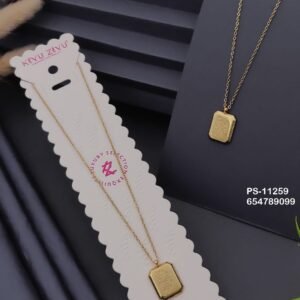 PS-11259 Anti-Tarnish Stainless Steel Necklace from Kiyu Ziyu by Zyra Creation