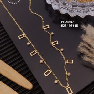 PS-9387 Anti-Tarnish Stainless Steel Daily Wear Necklace from Kiyu Ziyu by Zyra Creation