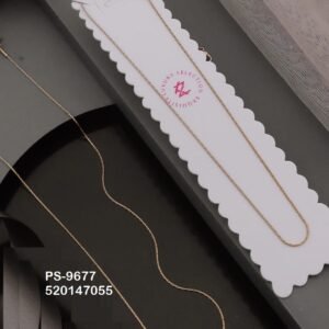 PS-9677 Anti-Tarnish Stainless Steel Only chain Necklace from Kiyu Ziyu by Zyra Creation