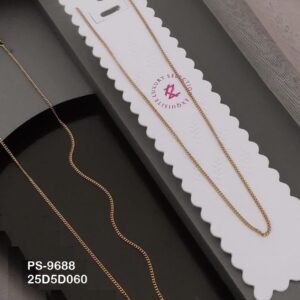 PS-9688 Anti-Tarnish Stainless Steel Only chain Necklace from Kiyu Ziyu by Zyra Creation
